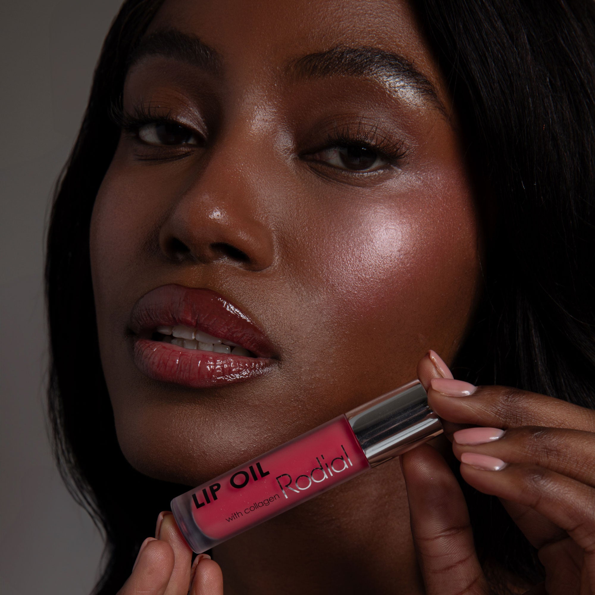 coral lip oil