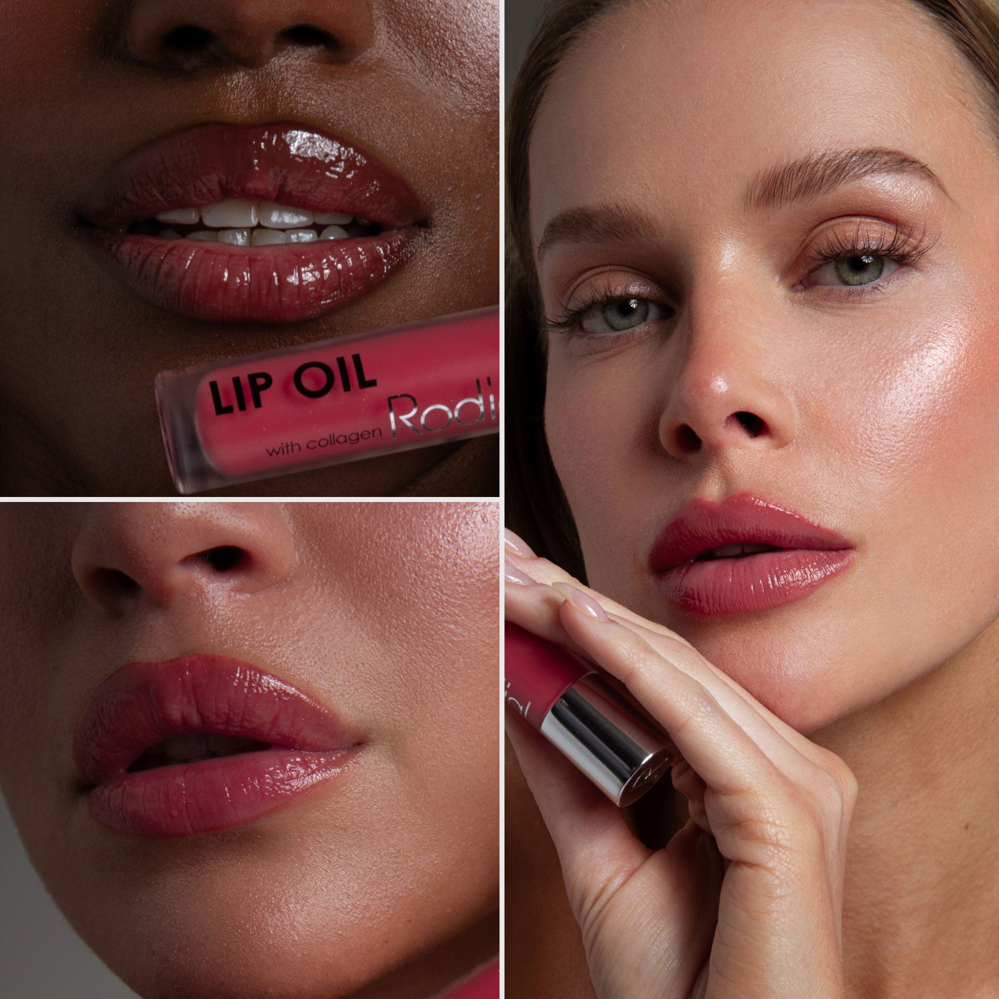 coral lip oil