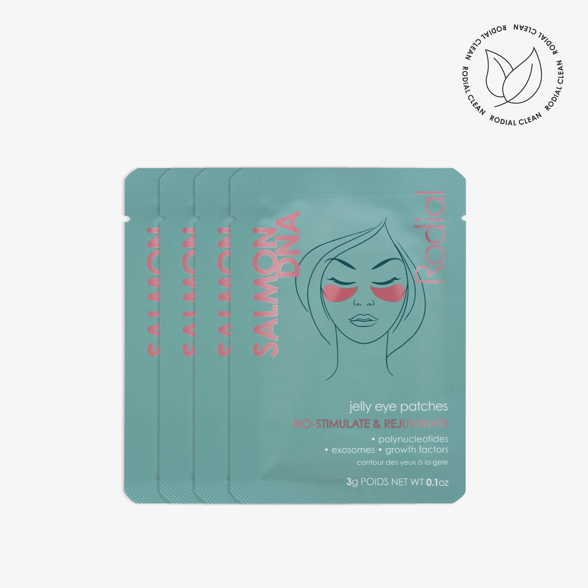 Salmon DNA Jelly Eye Patches Pack of 4