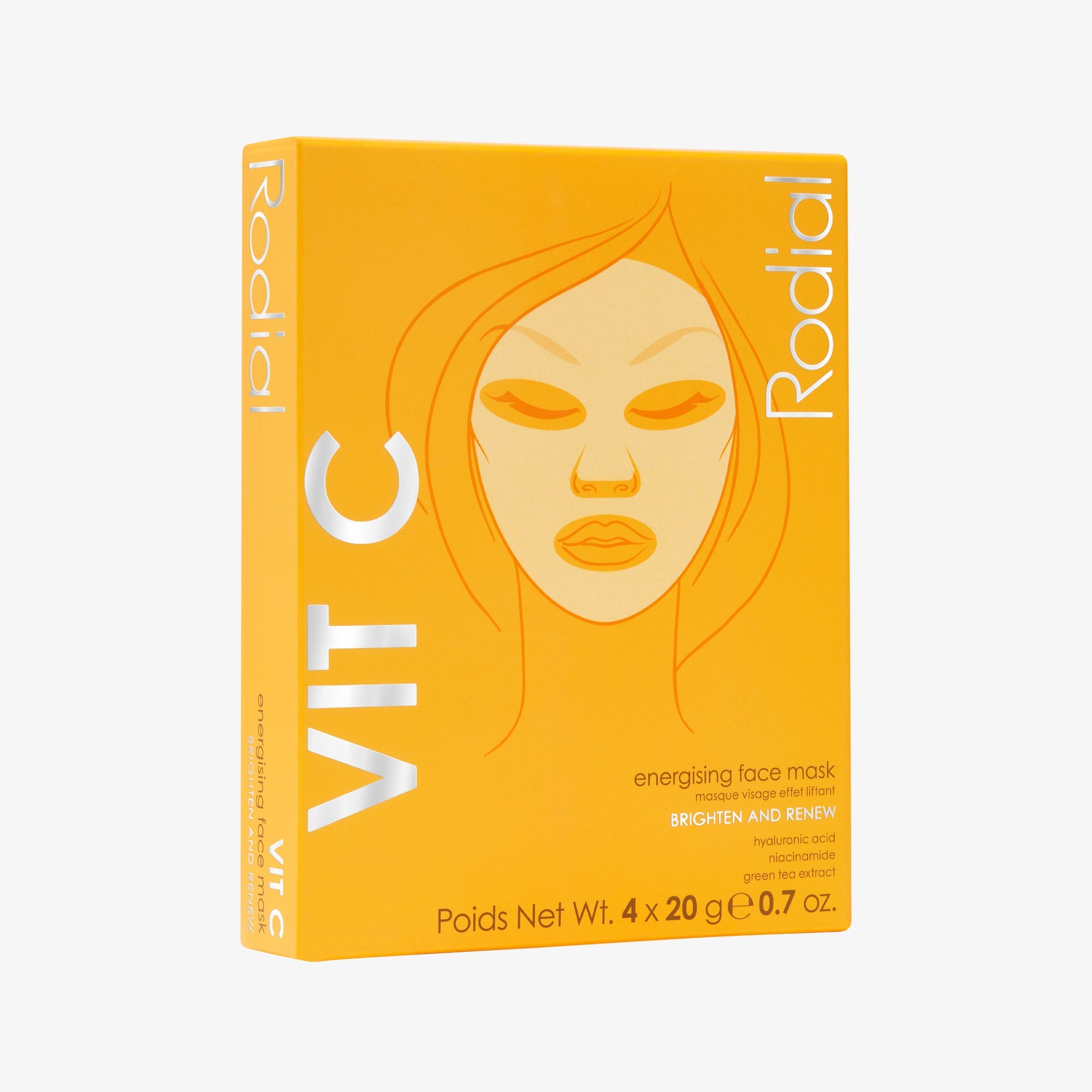 Βιταμίνη C Energizing Sheet Masks (Κουτί 4)